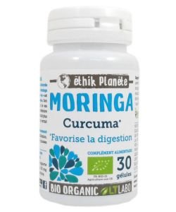 Moringa - Curcuma (Digestion) BIO, 30 gélules